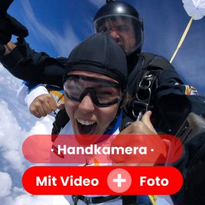 Handkamera Tandemmaster filmt aus nächster Nähe Video + Fotos pro Person